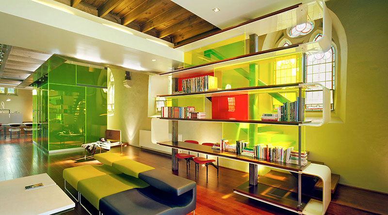 Laminated moulded shelves Designed by Multiplicity